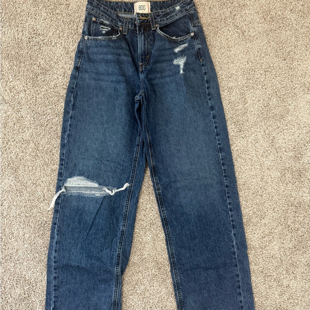 BDG Distressed Blue Jeans